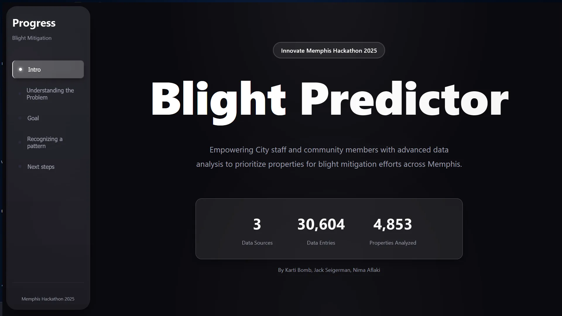 Blight Predictor - Empowering city staff and community members with advanced data analysis to prior...