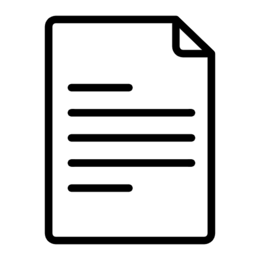 Resume document icon